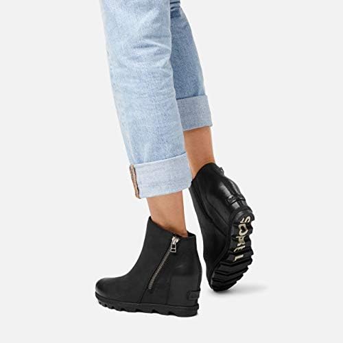 Sorel Womens Joan Of Arctic Wedge II Waterproof Winter Wedge Heel Boots - Black - 11 | Image 4