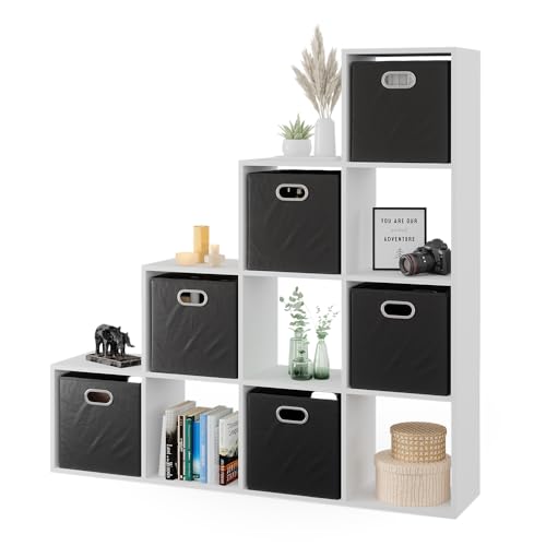 Étagère en escalier Vicco modulable avec 6 boîtes de rangement - 8