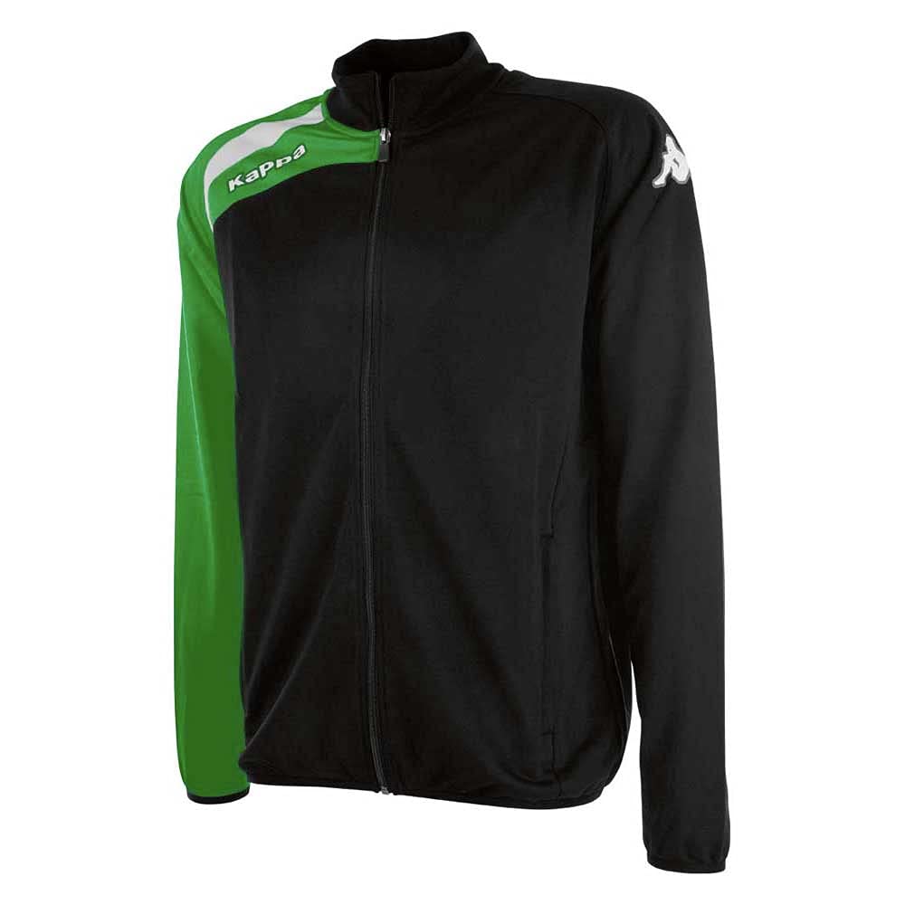 Kappa Talucci Jkt Unisex Children's Jacket, unisex_child, Jacket, 303L6G0, Black (Black/Green), 3XL