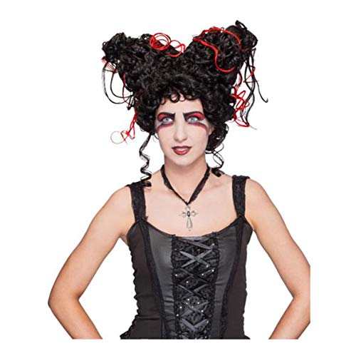 Preisvergleich Produktbild Perücke, »Königin der Nacht«, hochgesteckt, schwarz