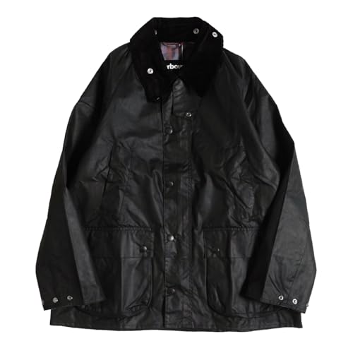 [Barbour] [ バブアー ビデイル ワックスジャケット ユニセックス OS BEDALE WAX JACKET オーバーサイズフィット オイルドコットン MWX1679 32 / BLK(col.009)（Amazon）