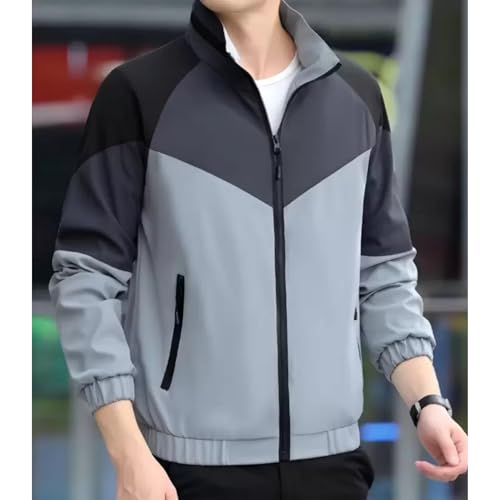 Image of MIA FASHION Mens Water Rasistance Jacket for Light Rain Full Sleeves Zipper Jacket Inside Pocket for Bike Riders & Outdoor Activity