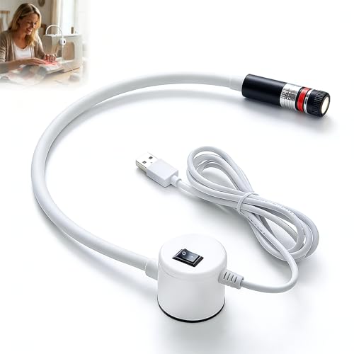 Magnetic Positioning Quilting Light for Sewing Machine, Sewing Red...