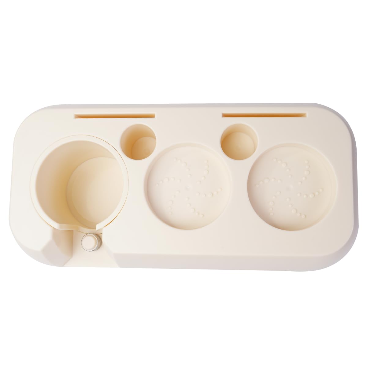 Tamper per caffè Espresso, portafiltro per caffè, Organizer per Utensili per caffè Espresso, Accessori per pressa per caffè Espresso per portafiltro da 51/54/58 mm (Bianco)