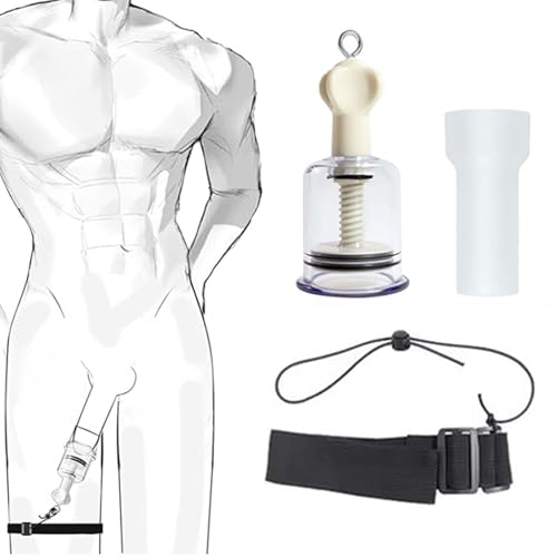 Yasexx Penis DehnungsgeräT Penis Saug Vakuumpumpe Set Trainer Penis Pumpe Verwendet FüR PenisverläNgerung Und Ejakulation VerzöGerung Sm MäNnliches Pornographisches Erektiles Assistives Spielzeug(B)