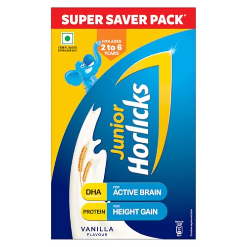 Image of Junior Horlicks Nutrition Drink 1Kg, Vanilla, Nutrition For Toddlers & Young Kids (2-6 Years) For Supporting Growth, Powder