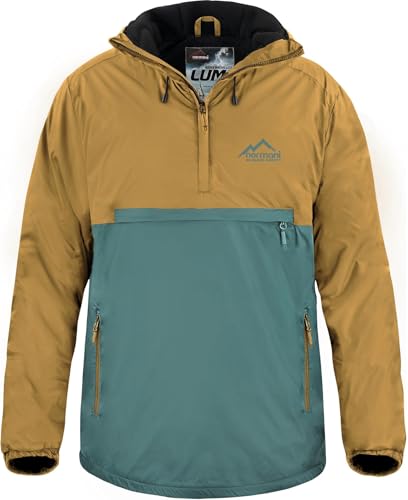 normani Wasserdichter Windbreaker mit Fleecefutter bis -20°C Winter-Anorak...