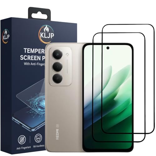 Image of Gorilla Tempered Glass For Redmi 15 With Installation Kit | Edge to Edge Coverage | Black (Pack Of 2)