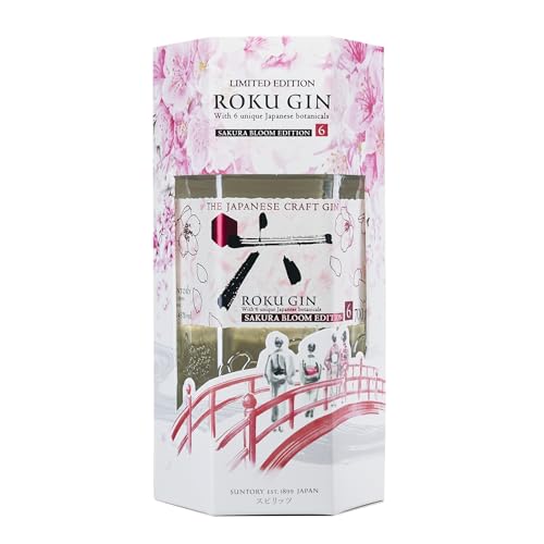 Roku Sakura Bloom Edition | Premium Gin | Cherry Blossom | 70cl| 43% ABV