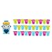 Kutie Kups Giftbox Set - 4” Exclusive Monkey Water Bottle Kutie with (30) Kups Each Featuring a Surprise Collectible Lil Kutie Micro Figure - Ages 5+