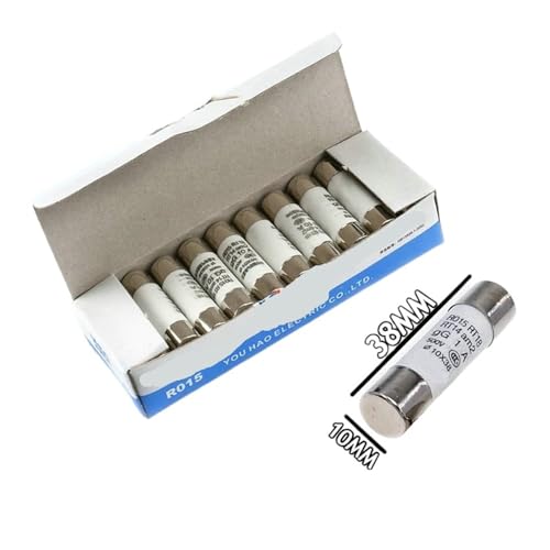 Fusible 10x38mm 8A protégeant le tableau électrique de votre camping-car ou atelier de bricolage