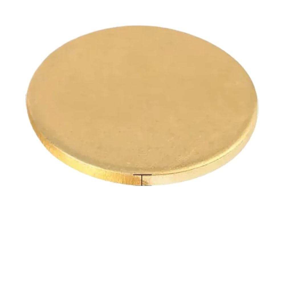 1pc Brass Plate H62 Round Circle Disc Thickness 0.8mm 1mm 1.5mm 2mm 2.5mm 3mm Diameter 50mm 100mm 150mm 200mmSolid Brass Metal Sheet(2.5x100mm-1Pcs)