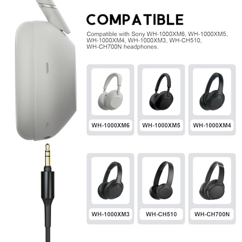 Cable USB-C a Jack 3.5mm para audífonos Sony, 1.5 m miniatura 2