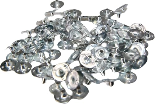 Bases para mechas de vela de metal, 500 piezas