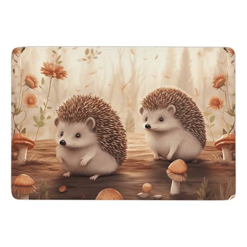 Tapis de bain super absorbant hérisson antidérapant pour sol de douche et bain - 2