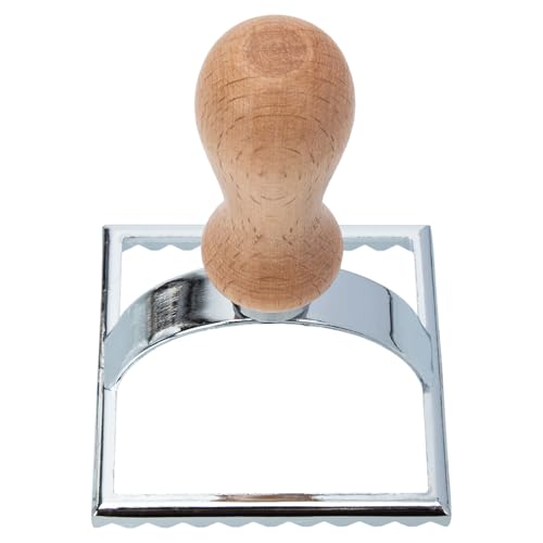 SAFIGLE Molde para Galletas de Aleación de Zinc Cuadrado 11X7 CM Cortador Casero para Hornear Molde para Masa de Empanadillas Utensilio de Repostería Seguro y Práctico