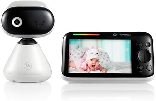 Miniatura 2 de Motorola Nursery PIP1500 CONNECT - Monitor de video para bebés de 5.0 pulgadas con Wi-Fi, visión nocturna infrarroja, comunicación bidireccional y