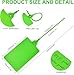200 Pcs Durable Plastic Shipping Tags with Marker Pen Security Seals Sticker Labels,Waterproof Blank Luggage Tag for Packages, Logistics, Inventory, Travel(Green,200pcs)