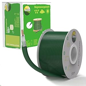 500 m Mesh Boundary Cable for Robotic Lawnmower Lawn Mower Lawn Robot Accessory Set Boundary Wire for Search Cable - Compatible with Gardena/Bosch/Husqvarna/Wor...