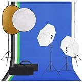 Este kit de estudio fotográfico es una opción ideal para fotografiar en el estudio o en exteriores.