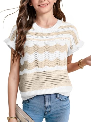 WIFFGO striped crochet top image