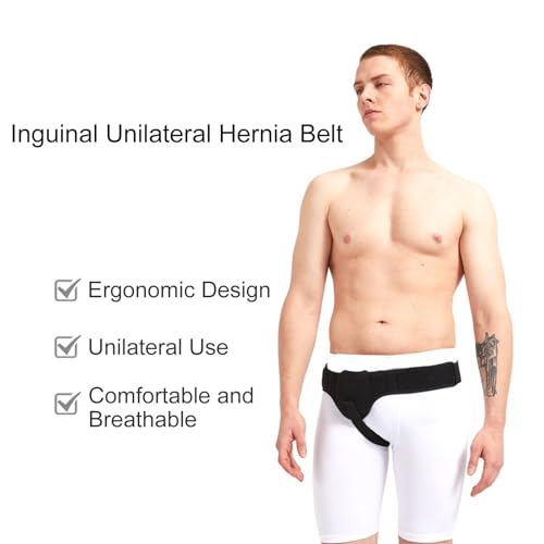Cinturón de soporte para hernia inguinal ajustable miniatura 2