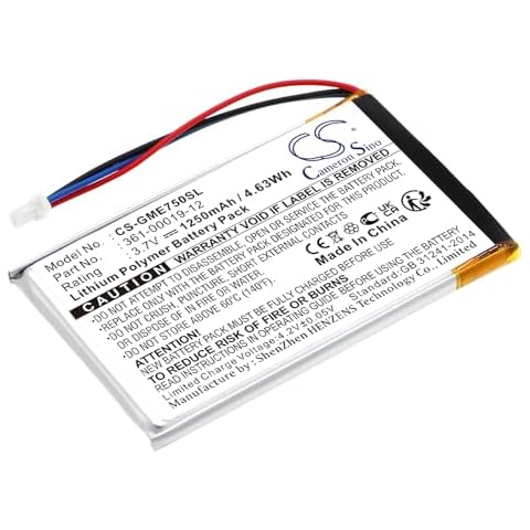 Garmin Edge 705 Replacement Battery, 1250mAh Cover