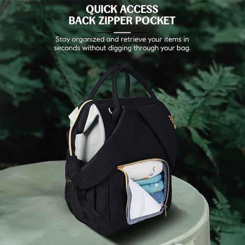 Image of StarAndDaisy Diaper Bag for Mothers for Travel /Maternity Bag with 16 Multi-Purpose Pockets with Quick Access Diaper & Mobile Pocket /Diaper Bag for Baby