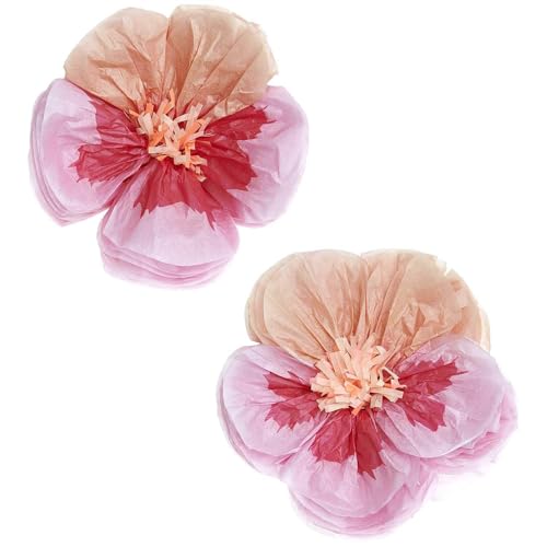 Rico Design Seidenpapierblumen Stiefmütterchen Rosa
