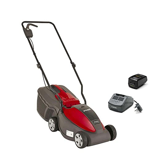 Mountfield Electress - Cortadora De Césped 30 L, 30 Cm, Ancho De Corte, Alimentada Por Batería, Hasta 150 M , Incluye Colector De Césped De 30 Litros, Batería De 20 V Y 4 Ah Y Cargador Incluidos Mountfield Electress - Cortadora De Césped 30 L, 30 Cm, Ancho De Corte, Alimentada Por Batería, Hasta 150 M , Incluye Colector De Césped De 30 Litros, Batería De 20 V Y 4 Ah Y Cargador Incluidos