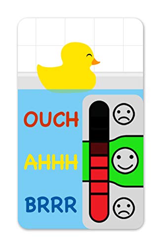 Image of Infant Water Testing Gague Ensure Bath Water Temperature is OK for Your Baby 3.375 inch x 2.125 inch Pack of 3