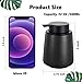 12Oz Black Soap Dispenser - Modern Ceramic Lotion Hand Soap Dispenser with Easy-to-Press Black Pump, Reusable and Refillable Liquid Dish Soap Dispenser for Bathroom & Kitchen