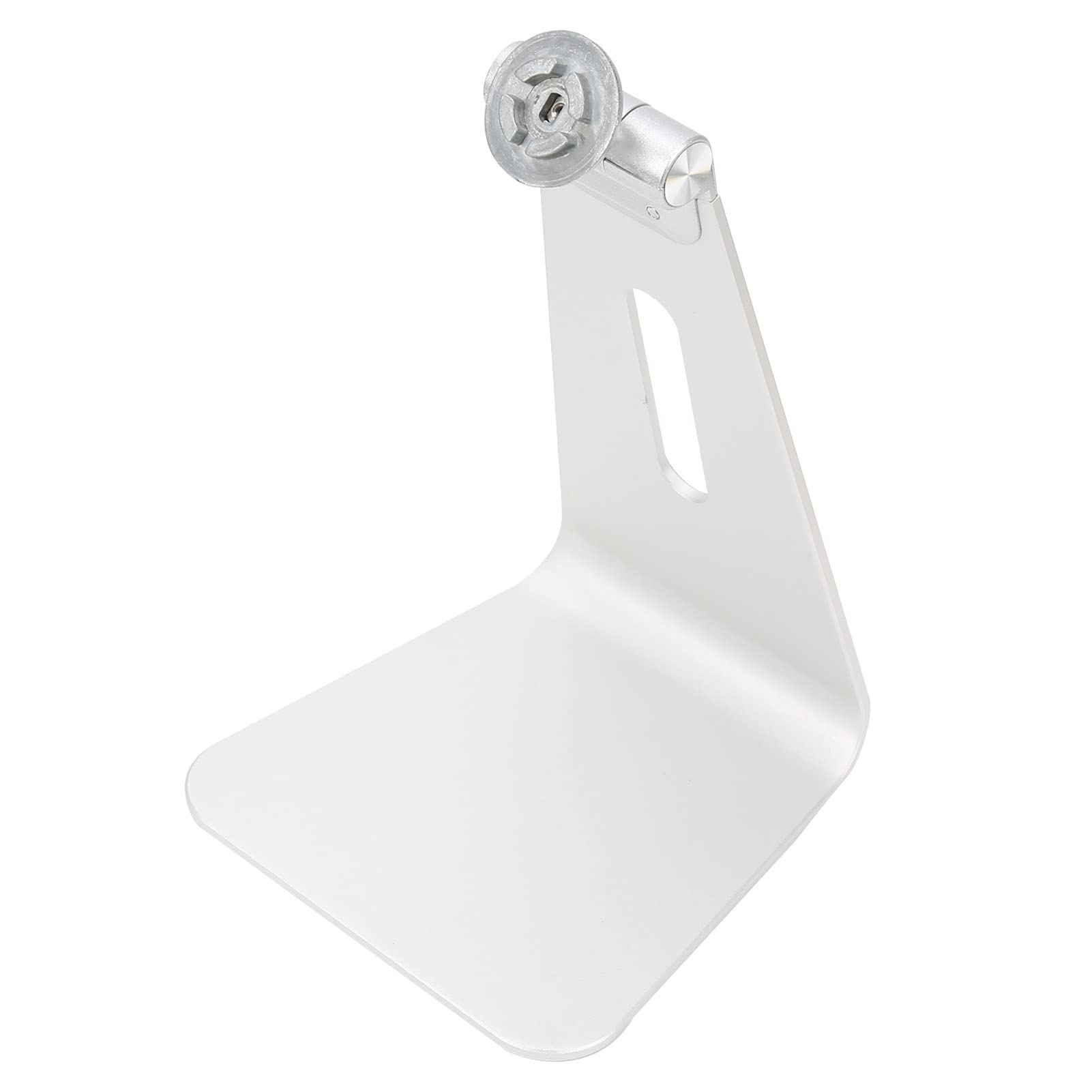 Supporto per telefono cellulare Staffa per tablet PC argento Telaio di supporto girevole regolabile in lega di alluminio per ufficio