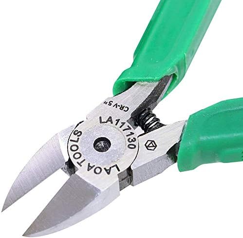 LAOAJapan Cr-V Plastic Pliers, 6 Inch Nippers, Diagonal Cutter Pliers, Cutting Plastics Sprue, Raw Edge, Jewelry Processing, or Soft Wire, Electrictrician Tool