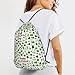 KASDLDHBWJ St. Patrick'S Day Backpacks Happy St. Patrick'S Day Green Clover Drawstring Bags Fashion Graphic Sport Bags Small