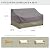 KylinLucky Outdoor Patio Sofa Cover fit 70 x 38 x 35 inch, 69 x 37, 68 x 36 Waterproof Weatherproof Heavy Duty 600D Garden Furniture Cover for Outside Sofa Couch
