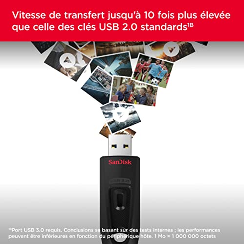 Clé USB SANDISK SDCZ48 064G G46T USB 3.0 Vitesse de lecture 130 MB/ - vue 7
