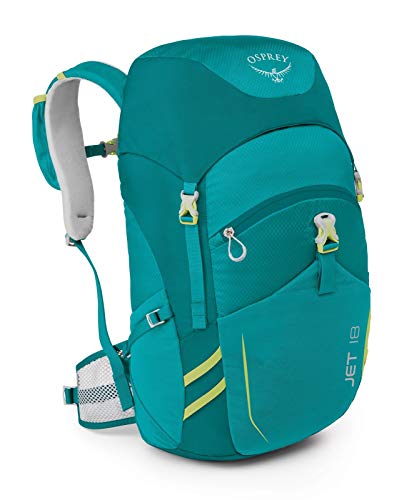 Osprey Jet 18 Kid's Backpack, Real Teal, One Size, (Prior Season)