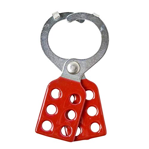 Ganascia di Bloccaggio in Acciaio Con Grillo, 40mm x 126.24mm x 5.69mm, Rosso