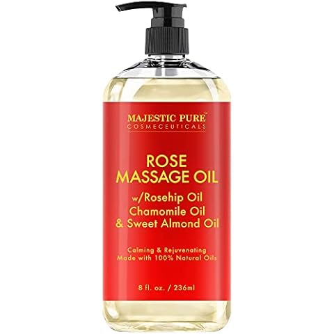 MAJESTIC PURE Rose Massage Oil Cover