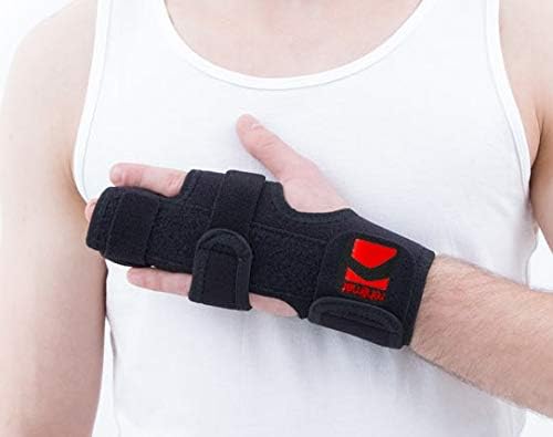 REH4MAT Fingers Brace AM-SP-01, Fingers Brace for Boxer’S Fracture,Bawler’s and Bar Room Fracture, Universal fits Both Left and Right Hand