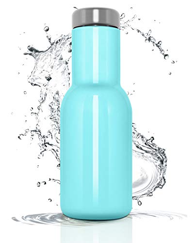Uong Edelstahl Wasserflasche, 380 ML | 316 SUS Edelstahl Doppelwandige...