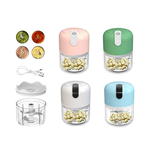 Mandolina eléctrica picadora de alimentos mini trituradora USB miniatura 2