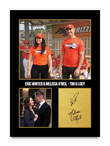 Bild: HWC Trading Eric Winter & Melissa O'Neil The Rookie Tim & Lucy Geschenke Gedrucktes Signiertes Autogramm Foto f�r Fans von Fernsehshows - A4 Nur Druck (ID-006336) f�r 11,99 EUR bei amazon.de
