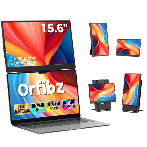 Image of 15.6 inch Laptop Screen Extender, 5 Modes & 360 Rotating Portable Monitor