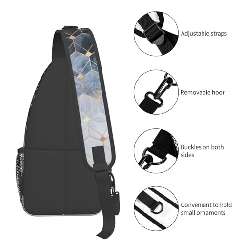 Mochila Crossbody MyPiky Negro Unisex Ligera miniatura 5