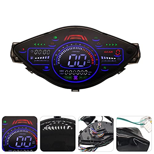 BESPORTBLE Digital Medidor de Exposição da Luz Indicadora de Motocicleta Velocímetro Tacômetro Odôme
