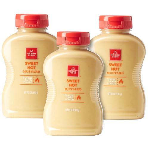 Hickory Farms Sweet Hot Mustard (10 ounce, Pack of 3)