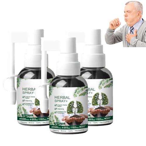 Herbal Lung Cleansing Spray,respinature,googeer Herbal Lung,Best Respinature Herbal Lung Cleanse Mist,Respi Nature Herbal Lung Cleanse Mist (3PCS)