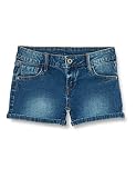 Pepe Jeans Mädchen Klassische Shorts Foxtail, Blau (Denim-hk4), 12 Jahre